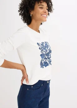 T-shirt manches longues à imprimé