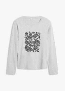 T-shirt manches longues à imprimé