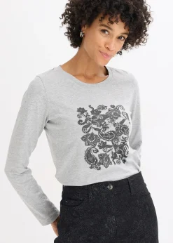 T-shirt manches longues à imprimé