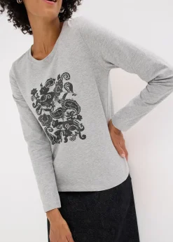 T-shirt manches longues à imprimé