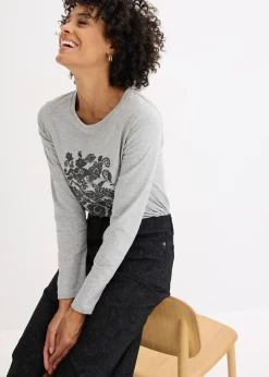 T-shirt manches longues à imprimé