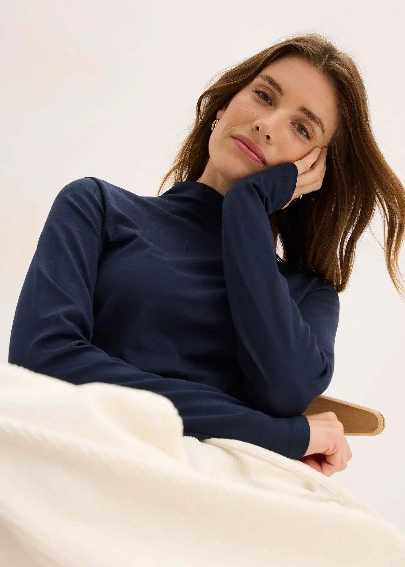 T-shirt manches longues ajusté