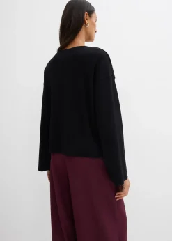 T-shirt manches longues côtelé