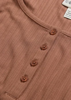 T-shirt manches longues côtelé