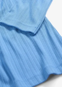 T-shirt manches longues côtelé