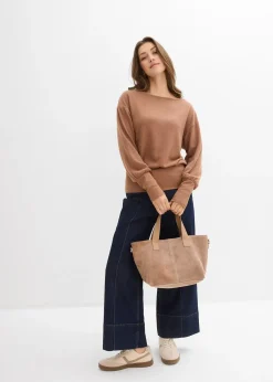 T-shirt manches longues doux avec viscose