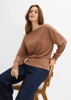 T-shirt manches longues doux avec viscose