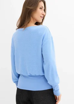 T-shirt manches longues doux avec viscose