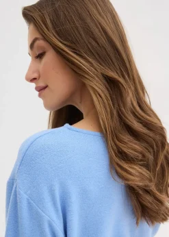 T-shirt manches longues doux avec viscose