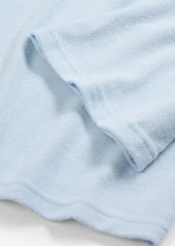 T-shirt manches longues doux en viscose mélangée