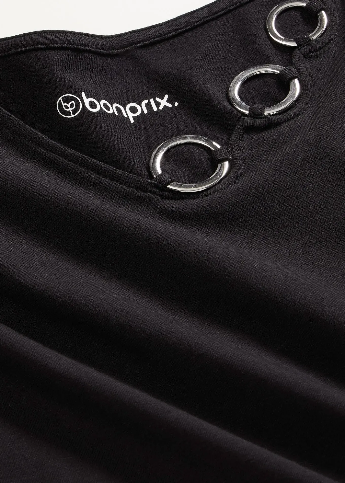 T-shirt manches longues détails œillets