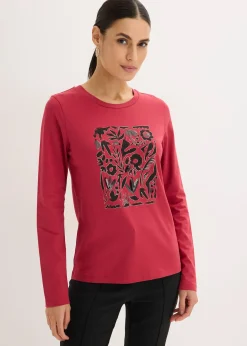 T-shirt manches longues en coton extensible