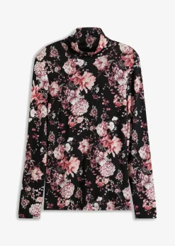 T-shirt manches longues en viscose douce et extensible