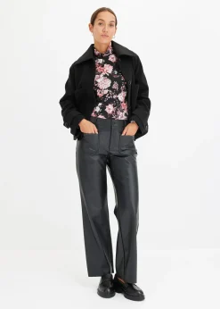 T-shirt manches longues en viscose douce et extensible