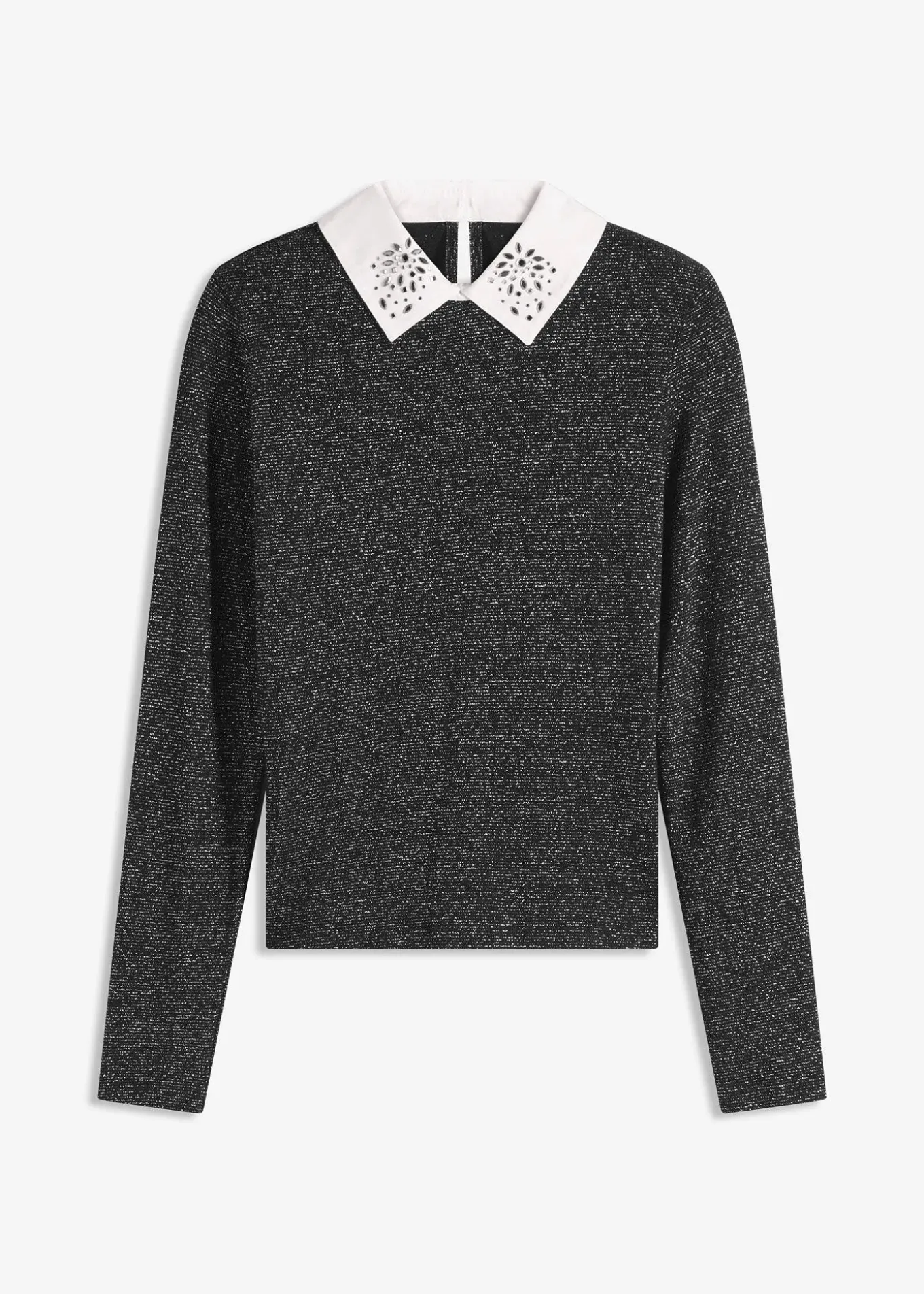 T-shirt manches longues en coton mélangé