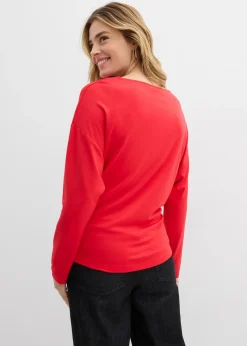 T-shirt manches longues en Punto di Roma confortable