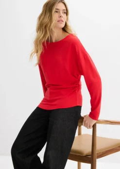 T-shirt manches longues en Punto di Roma confortable