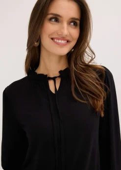 T-shirt manches longues en viscose extensible