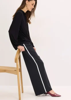 T-shirt manches longues en viscose extensible