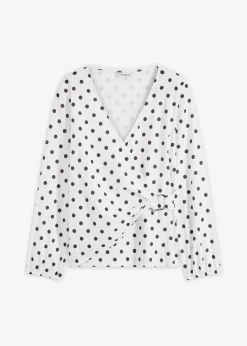 T-shirt manches longues en jersey texturé