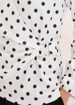 T-shirt manches longues en jersey texturé