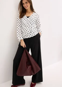 T-shirt manches longues en jersey texturé