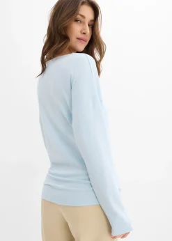 T-shirt manches longues en Punto di Roma confortable