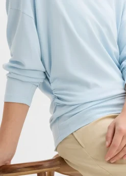 T-shirt manches longues en Punto di Roma confortable