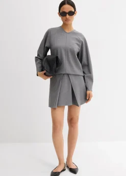 T-shirt manches longues en Punto di Roma confortable