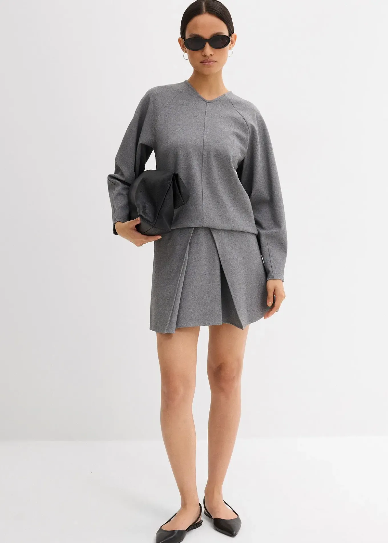 T-shirt manches longues en Punto di Roma confortable