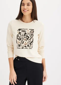 T-shirt manches longues en coton extensible