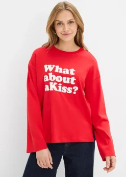 T-shirt manches longues en coton épais