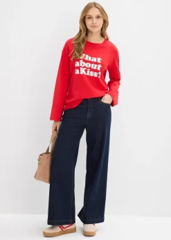 T-shirt manches longues en coton épais