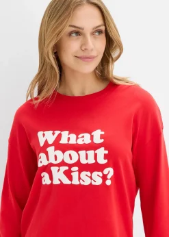 T-shirt manches longues en coton épais