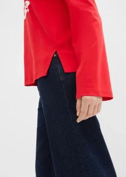 T-shirt manches longues en coton épais