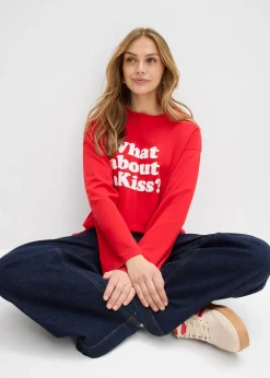 T-shirt manches longues en coton épais