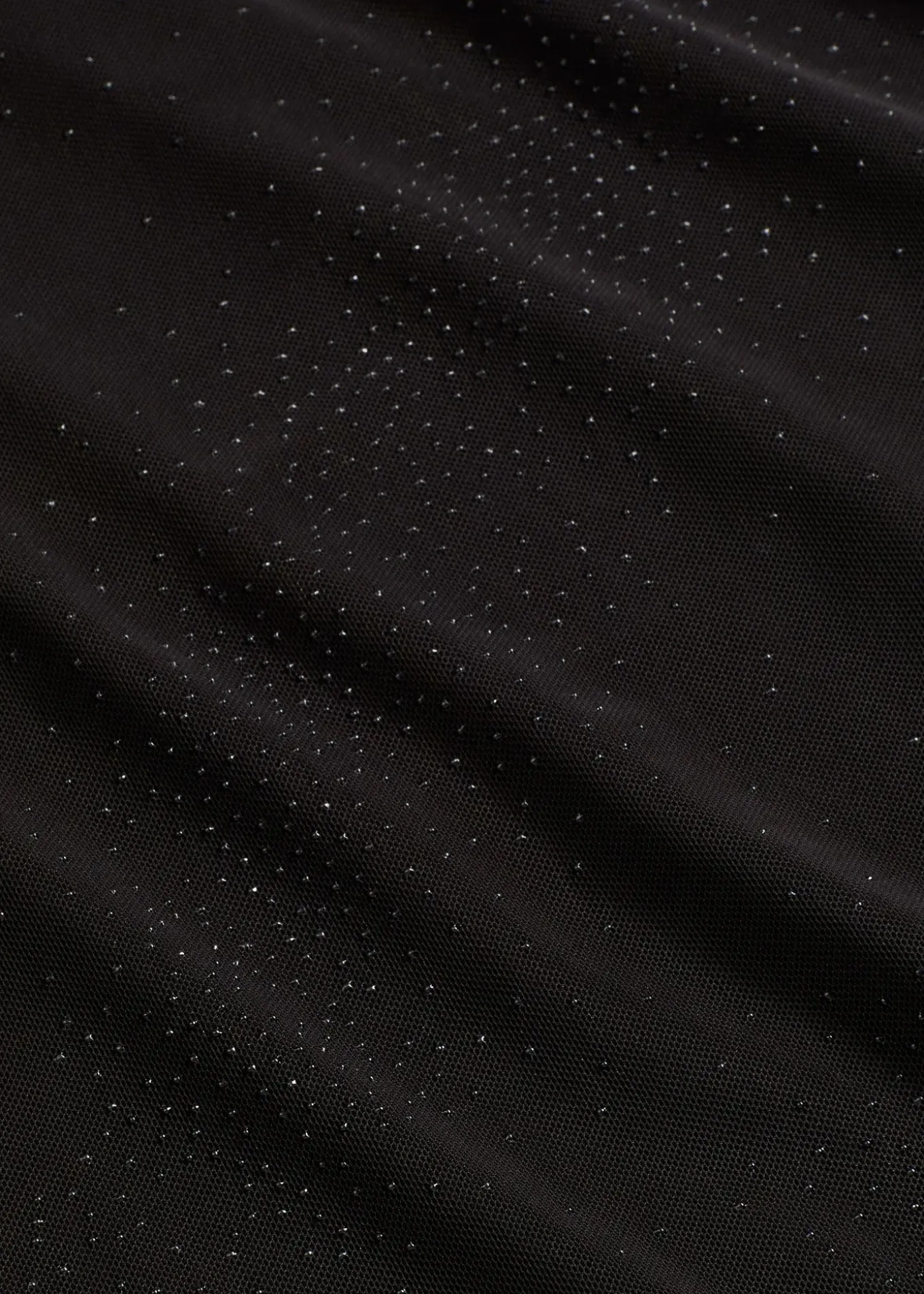 T-shirt manches longues en mesh délicat