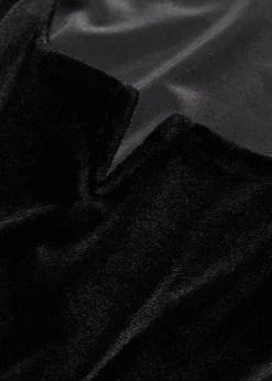 T-shirt manches longues en velours doux