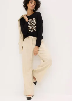 T-shirt manches longues en coton extensible