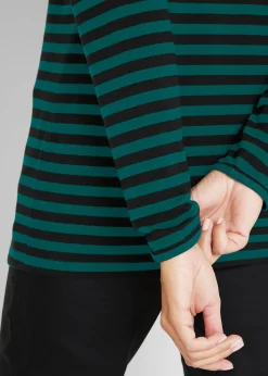 T-shirt manches longues en coton extensible