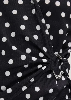 T-shirt manches longues en jersey texturé