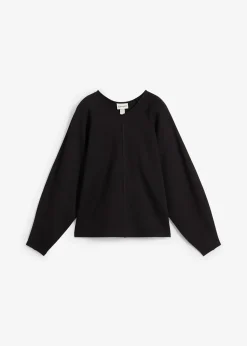 T-shirt manches longues en Punto di Roma confortable