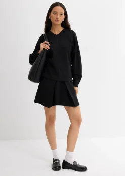 T-shirt manches longues en Punto di Roma confortable