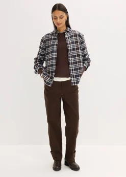 T-shirt manches longues en coton mélangé