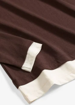 T-shirt manches longues en coton mélangé