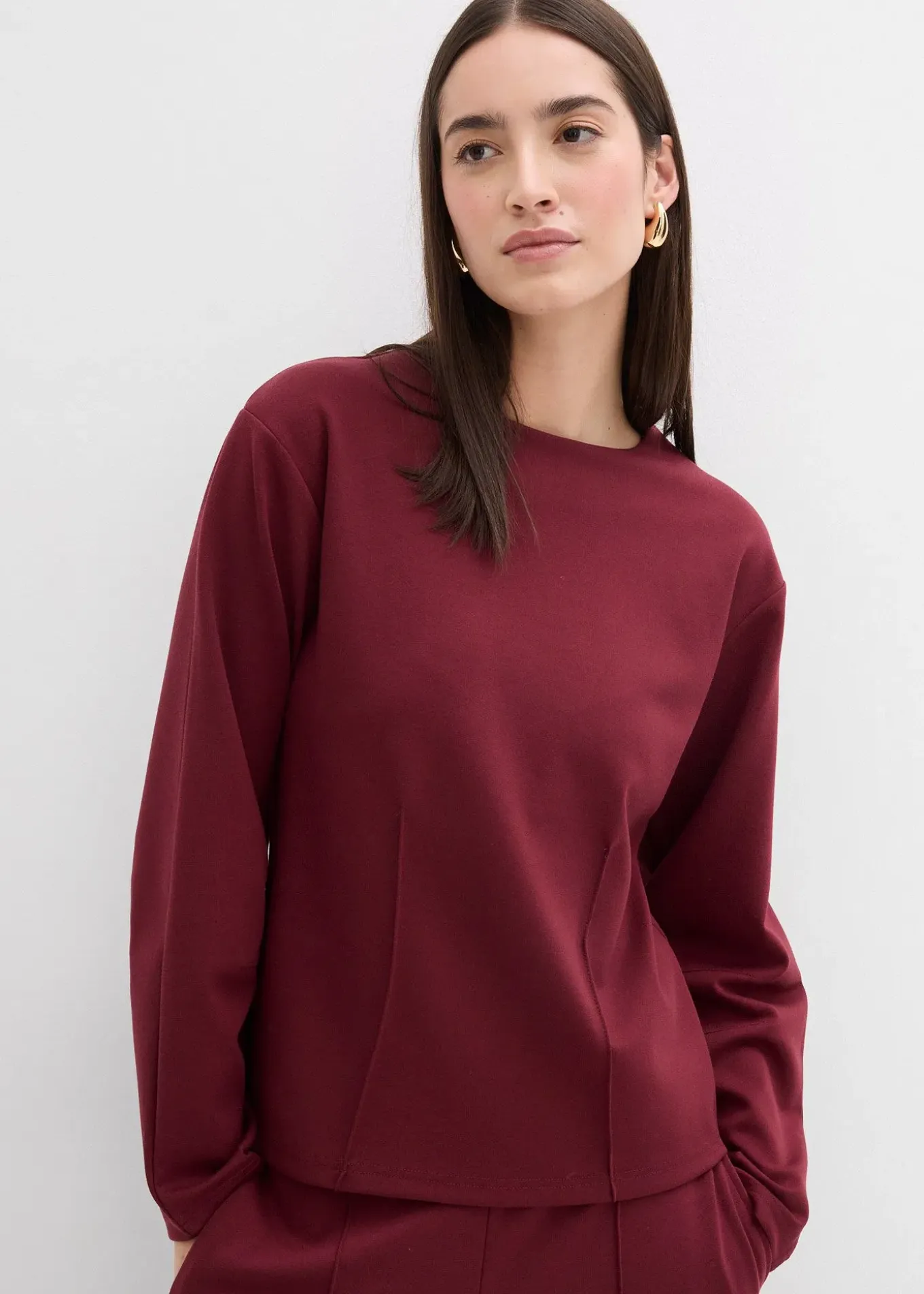 T-shirt manches longues en Punto di Roma