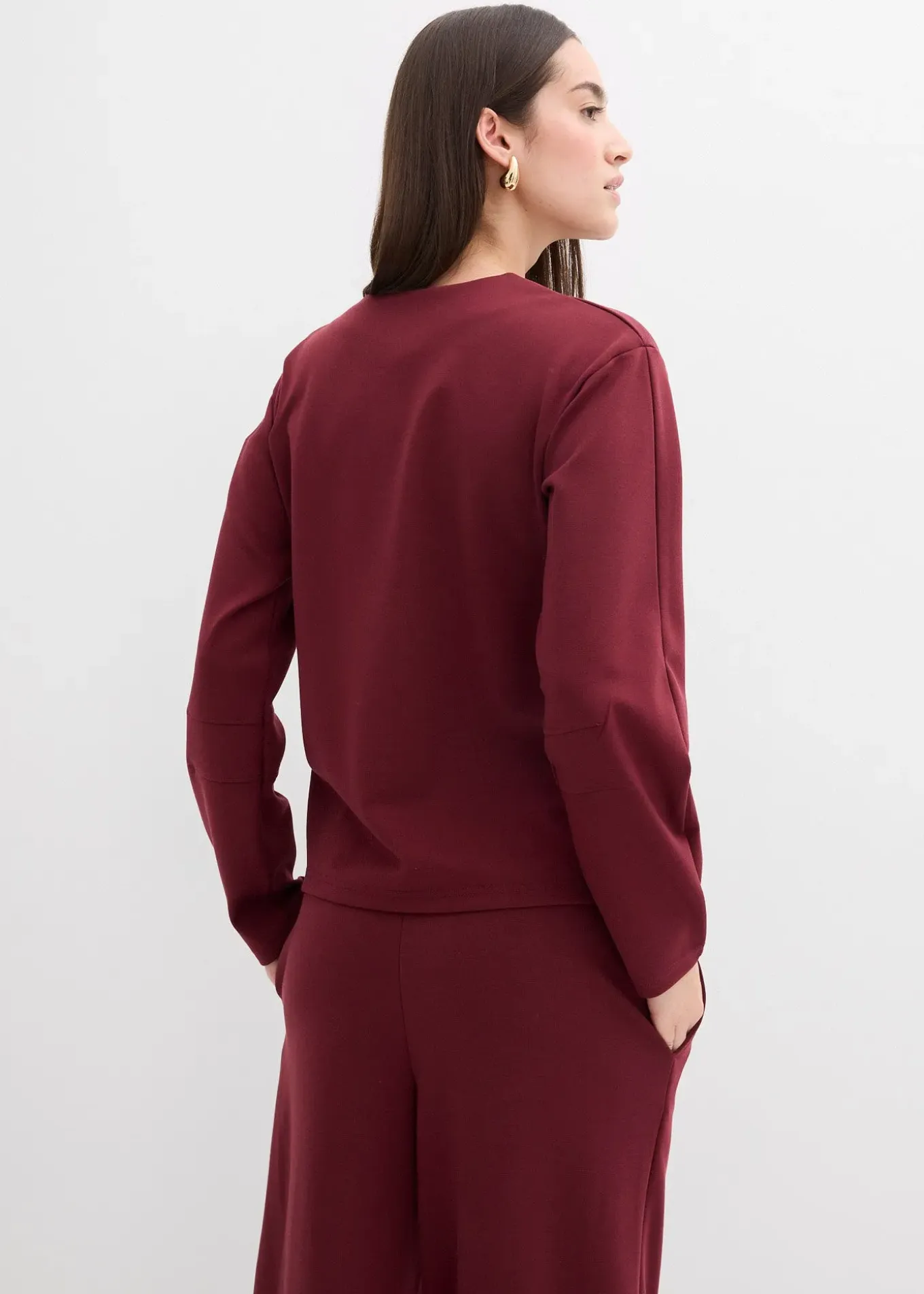 T-shirt manches longues en Punto di Roma