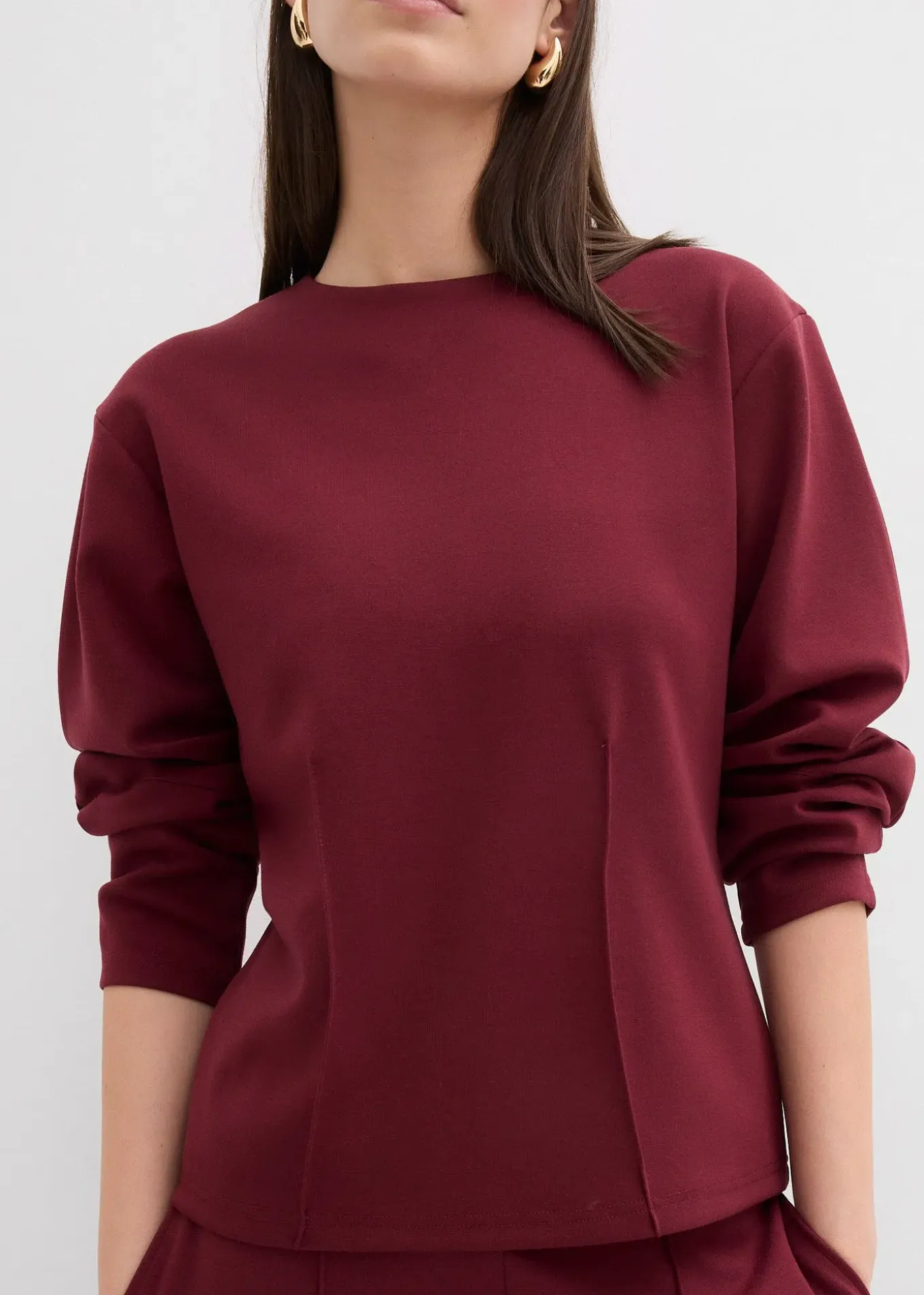 T-shirt manches longues en Punto di Roma