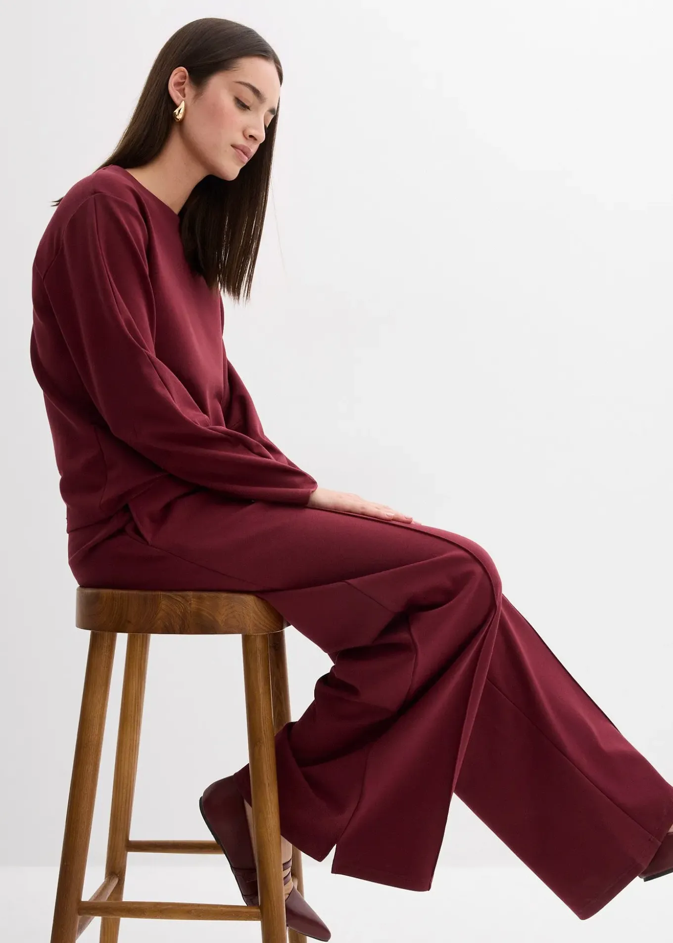 T-shirt manches longues en Punto di Roma