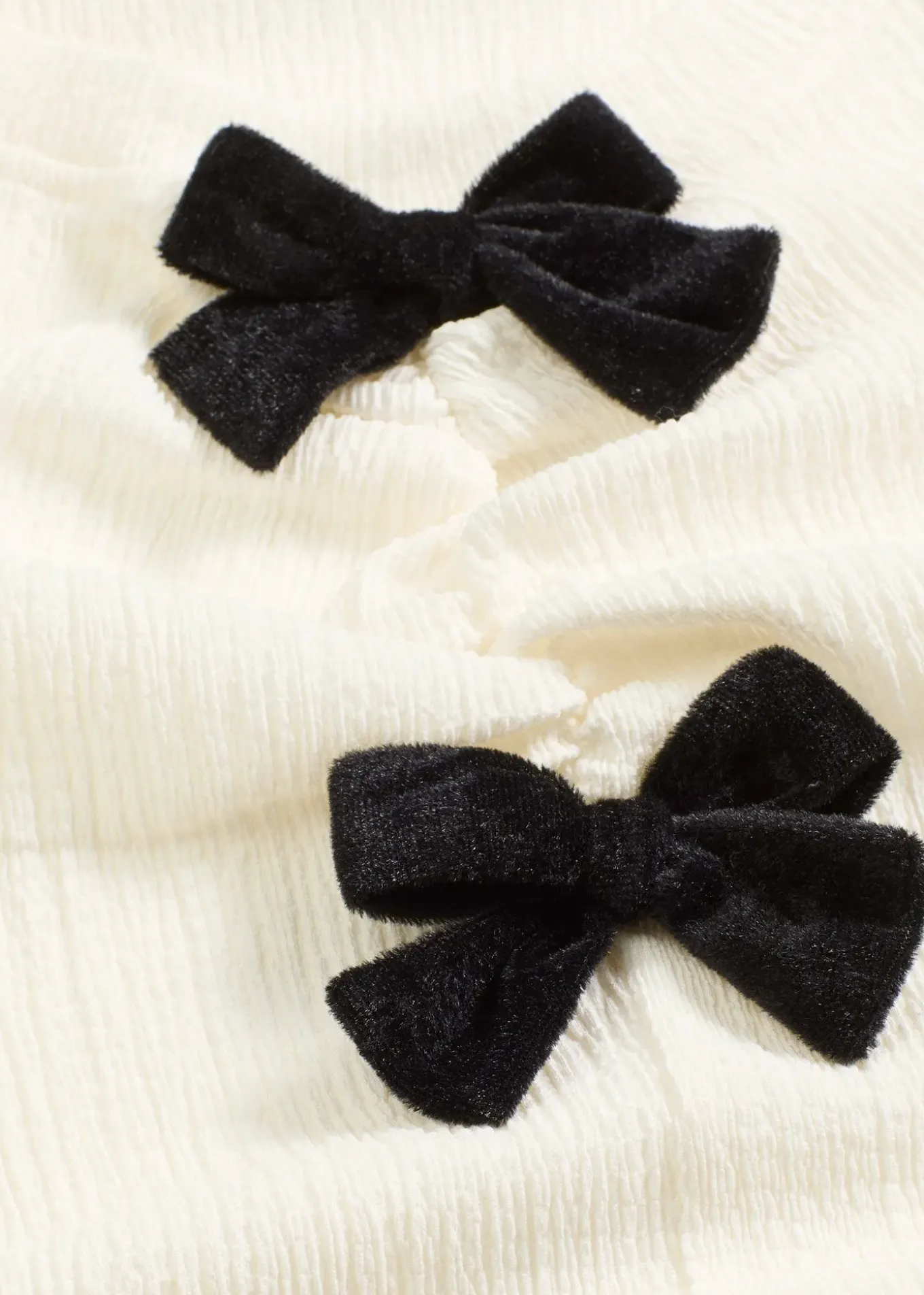 T-shirt manches longues en crêpe texturé